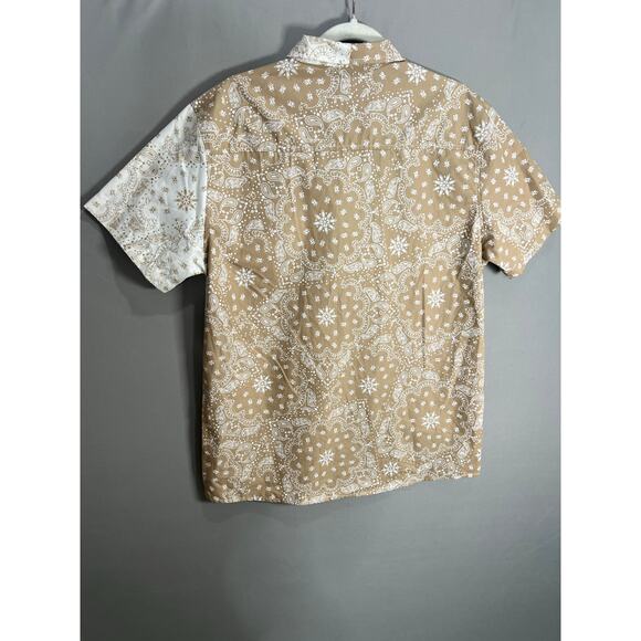 Original Deluxe Supply Men's L Button Shirt Aztec Boho Southwest Hippie Casual - Picture 2 of 12